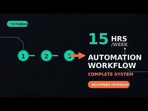 "YouTube Automation Workflow for Beginners:My 15-Hour/Week System"