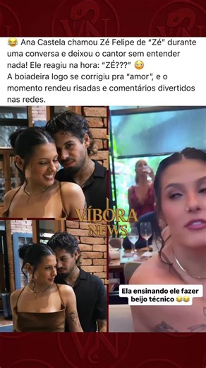 Ana Castela Confunde Zé Felipe com um 'Zé' Engraçado!