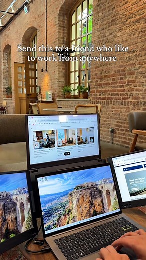 304K views · 659 reactions | Send this to a friend who likes to work from anywhere. #tech #techgadgets #newtech #monitor #wfh #coolfinds #coolgadgets #tech #amazonfinds #unboxing #remote #remoteworker | Aura-Displays.com | Facebook