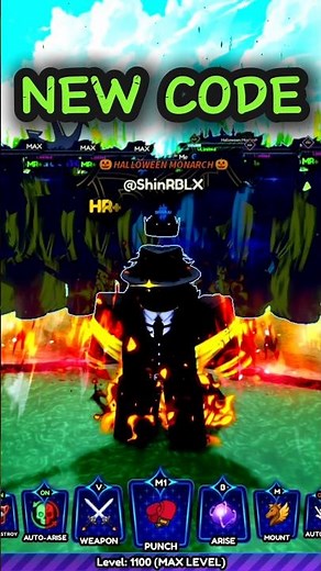 NEW Code in Arise Crossover #sololeveling #arisecrossover #roblox #shorts