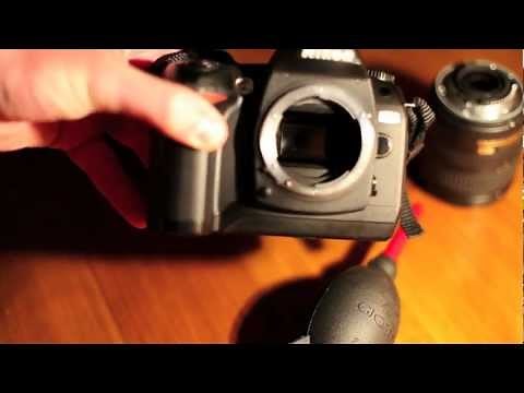 HOW TO: Nikon D70 Sensor & Mirror Cleaning (Easy DIY)