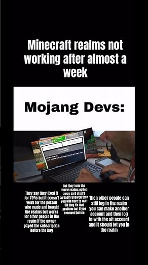 Minecraft how to fix realms after the update that broke realms #minecraftrealms