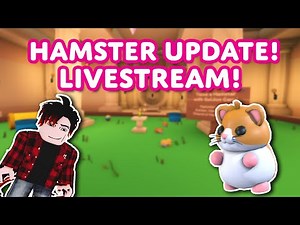 🐹 Catching HAMSTERS 👑 Showing Off The New DISPLAY STANDS! 🌋Adopt Me! Update Day Stream!