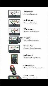 Measuring instruments in Electrical ‪@PrachiRokade5‬