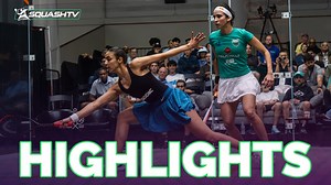12K views · 212 reactions | Got your breath back yet?  A 99-minute EPIC last night in Florida between Nouran Gohar and Hania El Hammamy Who would come out on top in this fierce battle between rivals? Watch today's finals from 3PM (GMT-5) live on https://squash.tv | PSA Squash Tour | Facebook