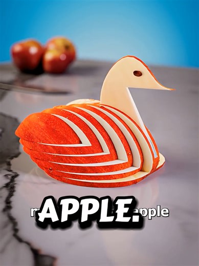 How to Carve an Apple Swan