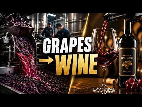 Premium Wine Production: Every Step from Grape to Glass