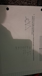 A section of a bridge truss design is shown. Find the total len... | Filo