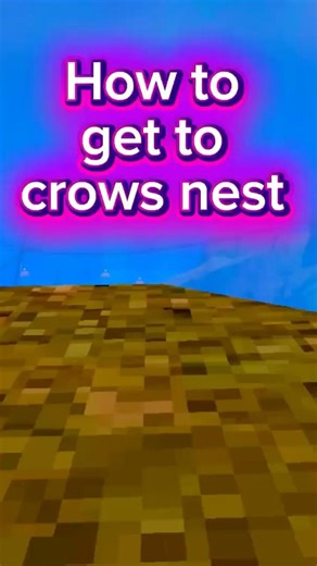 How to get to crows nest in gtag