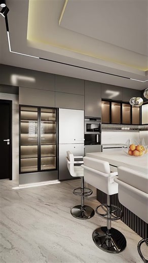 Stunning Kitchen Interior Design Animation