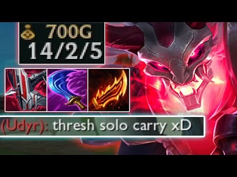 The Thresh Top CARRY Build - AD Thresh Top vs Tryndamere - League of Legends Off Meta