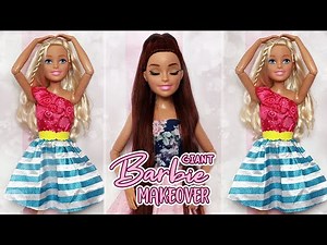 Giant Barbie Doll Makeover