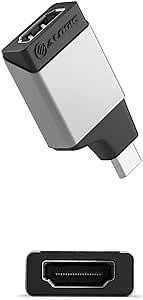 ALOGIC USB C to HDMI Mini Adapter 4K@60Hz Compatible with MacBook Pro, Air, Pixel Book, XPS, Surface, Galaxy, iPad Pro, Air 2020 and More (Thunderbolt Compatible)