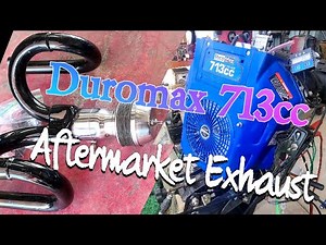 Duromax 713cc aftermarket exhaust