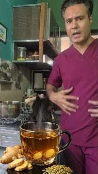 Ginger & Fennel Tea for Constipation, Gas & Bloating | Improve Gut Health Naturally