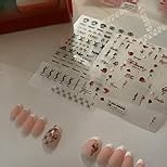 Modelones Gel Nail Kit, Top Coat, Nail Builder Gel and Nail Glue for Nail Tips, Press On Nails Kit with LED Light, 150 PCS Long Pink Square, 15 Sizes French Tip Press on Nails