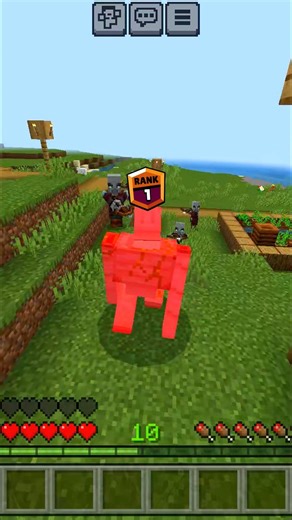 BRAWL STARS RANK UP⬆️IRON GOLEM VILLAGE REVANGE😢MINECRAFT TREND#shorts