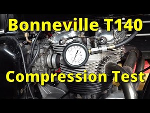 Triumph Bonneville T140 Compression Test