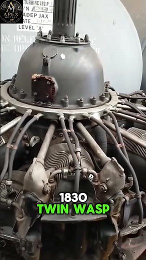 The Most Produced Aircraft Engine Ever| Pratt & Whitney R-1830 Twin Wasp#shorts