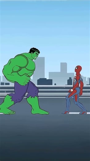 Hulk clap power vs spaider man #jiskeaanesemukammalhogayithizindagisong #hulk I