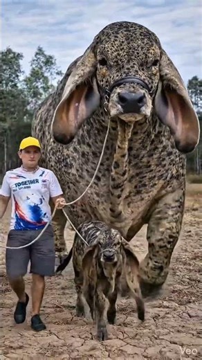 "Largest Cow in the World 😱 | Biggest Cow Ever #Shorts"