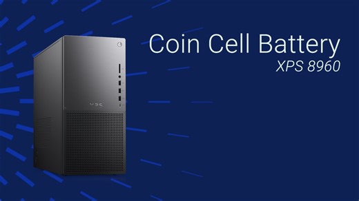 How to Replace the Coin Cell Battery on XPS 8960