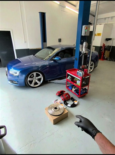 Audi A5, SQ5 Big Brake Kit #fyp#decspec#audi#mechanic#automotive