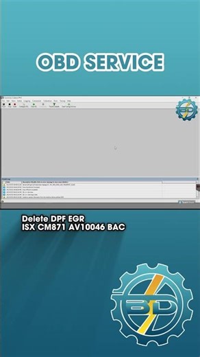 Delete DPF EGR ISX CM871 AV10046 BAC | OBDService