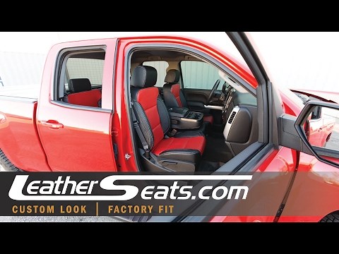 2016 - 2019 Chevy Silverado Custom Interior Replacement Leather Seats - LeatherSeats.com