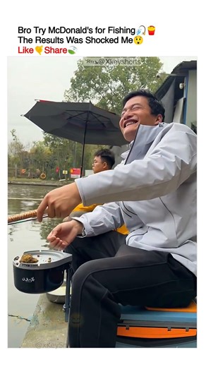 Bro Try McDonald's for Fishing 😂🎣