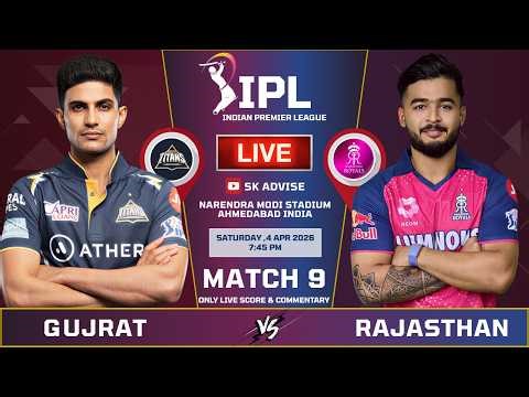 RR VS GT MATCH LIVE SCORE & COMMENTARY | IPL 2026 LIVE COMMENTARY | GUJRAT VS RAJSTHAN MATCH