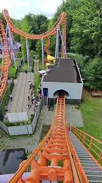 Speed of Sound Walibi Holland | 4K Reverse Loop Coaster POV | Boomerang Thrills!