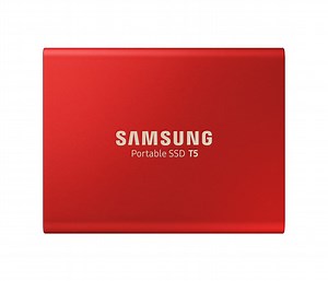 Samsung Portable SSD T5 500GB  USB 3.1 Czerwony - Dysk zewnętrzny HDD - Sklep internetowy - al.to