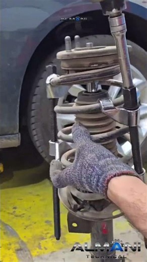 coil springs compressor tool #mechanical #shorts