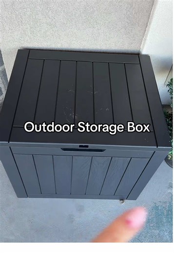 Outdoor Storage Box for Easy Pool Towel Organization