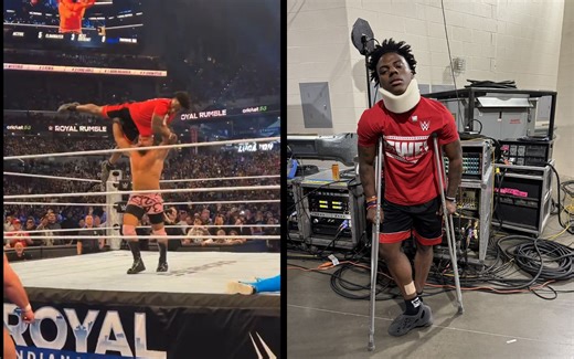 "Never coming to WWE": IShowSpeed injured after getting knocked out at the Royal Rumble 2025