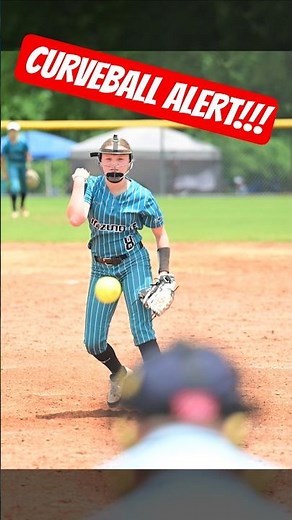 🥎 Curveball Magic – Did You See That Break? #softball