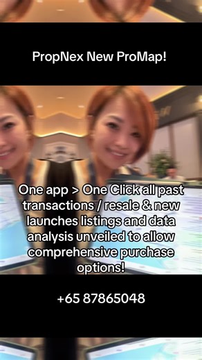 PropNex New ProMap - Powerful 👍🏻 You will receive: 🚀 instant viewing list with property details 🚀 resale new launches in 1 map to allow comprehensive purchase options 🚀 past transactions data & current calling prices for analysis of safe entry & exit price I can demonstrate to u on the spot. It’s all about providing speed value assurance for your property sale & purchase. #PropNexInvestmentSuite #ProMap#sgtiktok #sgnews #realestateinvestor#sgproperty #whatsnew#techtok