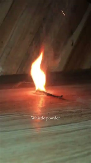 DIY WHISTLE POWDER! TUTORIAL?? #experiment #pyro #fyp #subscribe #like #scienceexperiment