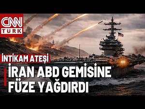 SON DAKİKA🚨SAVAŞ KIZIŞTI! İran, ABD'nin Lincoln Uçak Gemisine 4 Füze Fırlattı!