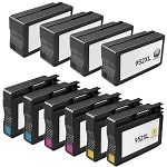 Replacement HP Ink 952 Combo Pack of 10 Cartridges XL - High Yield: 4 Black, 2 Cyan, 2 Magenta, 2 Yellow