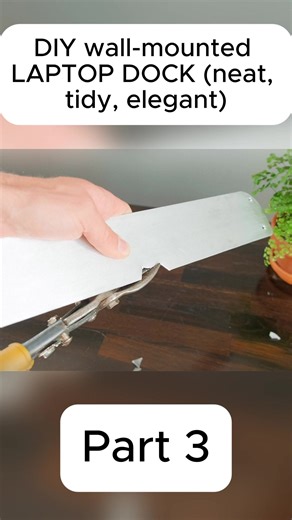 DIY Wall Mounted Laptop Dock: Neat and Elegant Solution