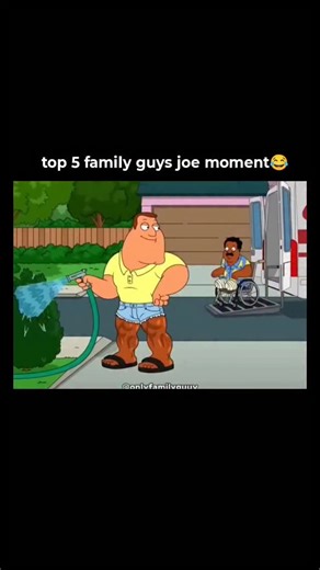 The Hilarious Worldz on Instagram: "Here’s a fun fact about Joe Swanson from Family Guy: 💪🦽 Joe wasn’t always meant to be a main character—he actually first appeared in the show’s Christmas episode, and fans loved him so much that the writers kept him permanently! What’s wild is that his backstory has changed multiple times. In one version, Joe was paralyzed while fighting the Grinch on a rooftop (yes, that Grinch), and in another, he was shot by a criminal during a police raid. The inconsiste