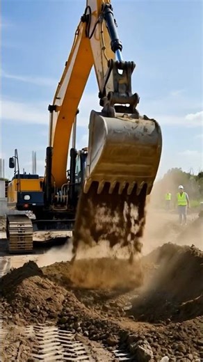 Excavator Loading Trucks 🏗️ | Real Construction Work