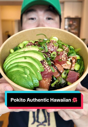 My favourite Hawaiian restaurant in Toronto @Pokito Toronto is celebrating their 10th anniversary! This is my go to spot for poke bowls, spam musubi, and butter mochi. 🍣 #poke #hawaiianfood #sushi #mukbang #foodreview