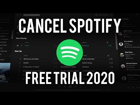 How To Cancel Spotify Free Trial Subscription