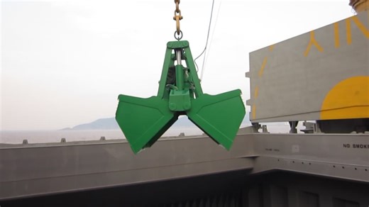 Bulk Cargo Handling 25t Electric Hydraulic Clamshell Grab Bucket