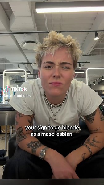 The Best Blonde Hairstyles for Masc Lesbians