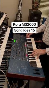 Korg MS2000 Song Idea 16 VINTAGE SYNTH SOUNDS and MUSIC #arms #chill #relax #trance #piano