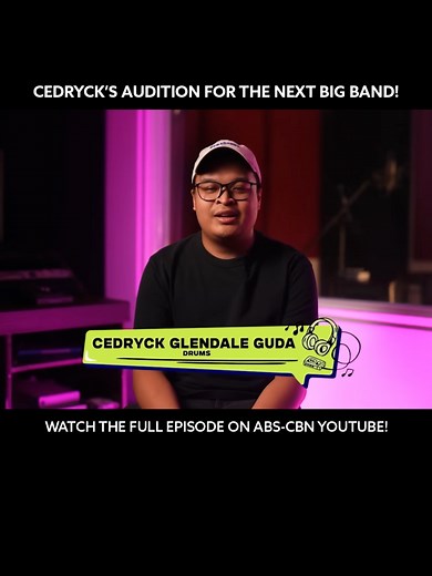 Cedryck knew exactly what he was doing! 😌🥁 Here’s a throwback to his audition for #TheNextBigBand– watch it now on ABS-CBN YouTube!